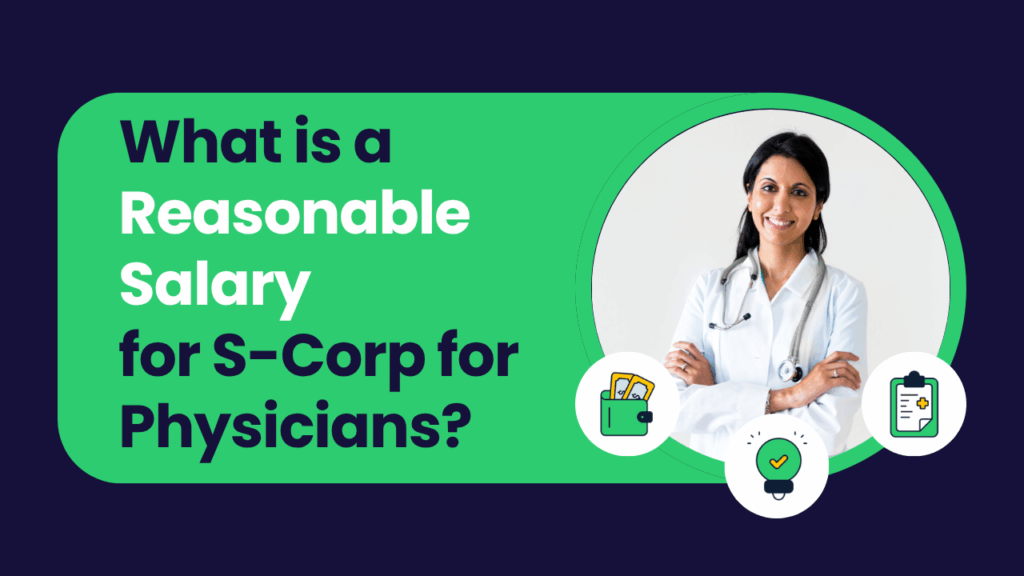 salary for s-corp for physicians