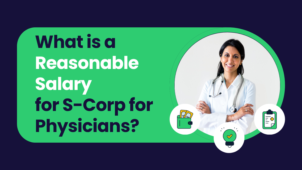 salary for s-corp for physicians