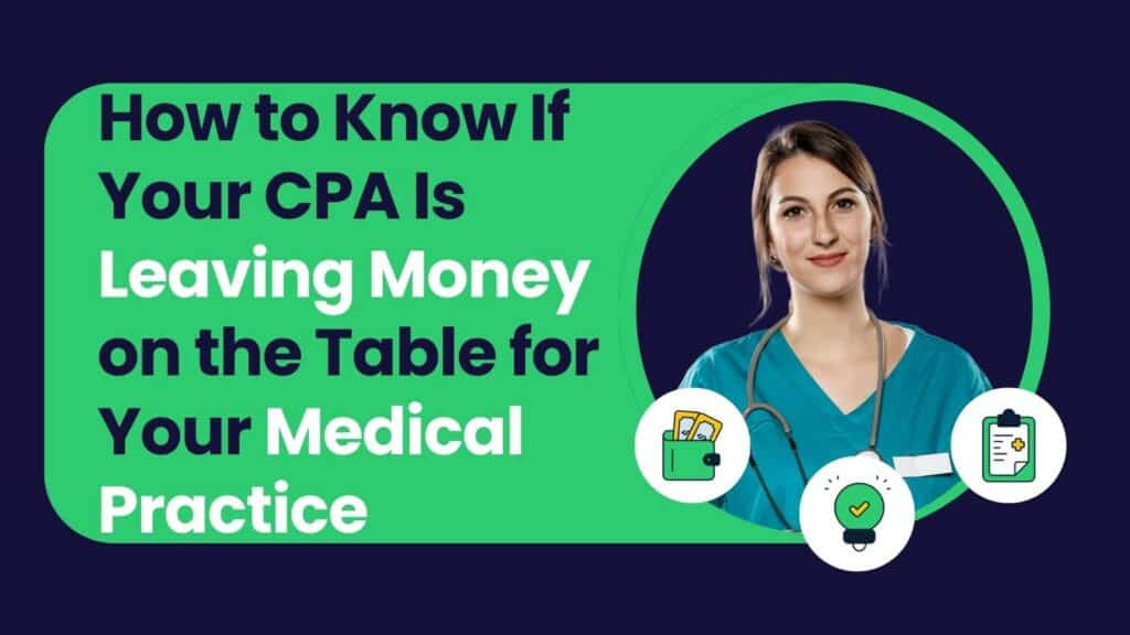 Medical CPA Tax Mistakes